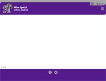 Tablet Screenshot of milanssd.org